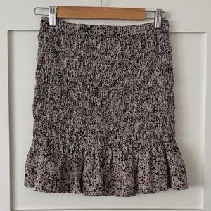 VERO MODA Hollow Smocked Miniskirt